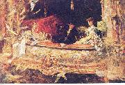 Juan Luna En el Balcon oil on canvas